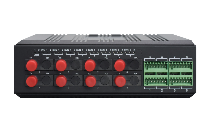 飛暢科技-工業(yè)軌式 1-8個(gè)光方向 光纖匯聚型 1-2路CAN總線光端機(jī)